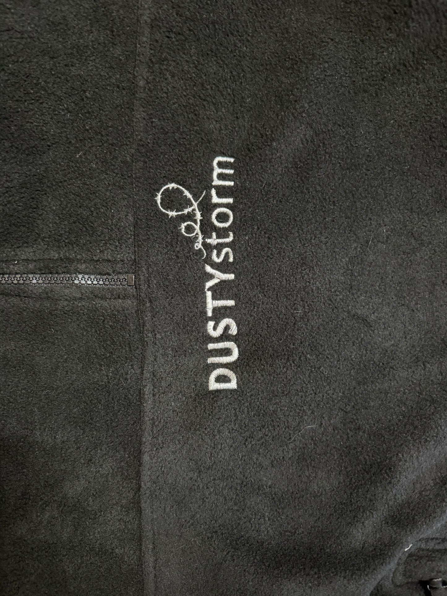 Dusty Polar Fleece 1/4 zip Black