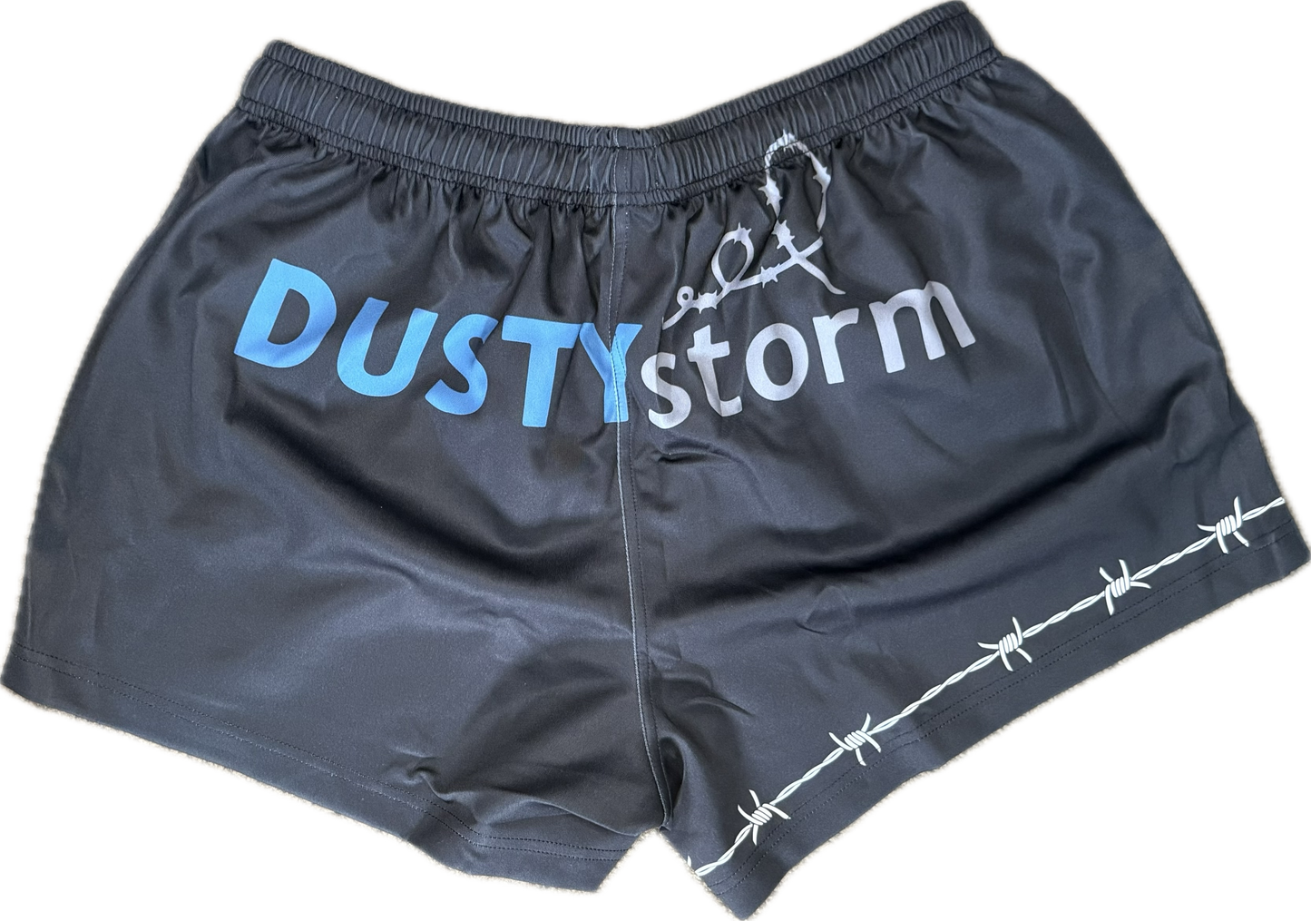 Bull riders footy shorts WITH ZIP POCKETS