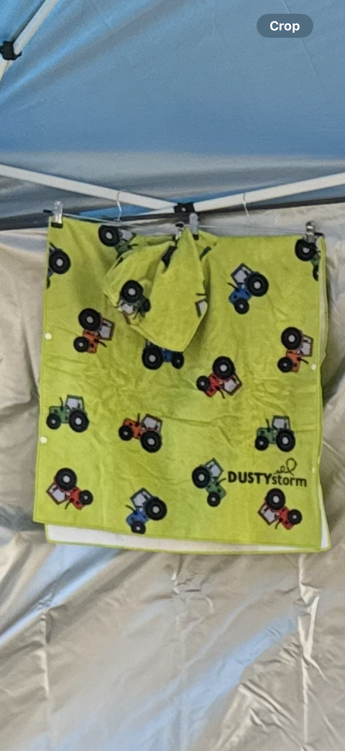 Kids tractor towel