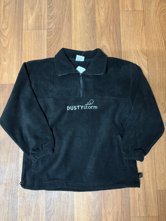 Dusty Polar Fleece 1/4 zip Black