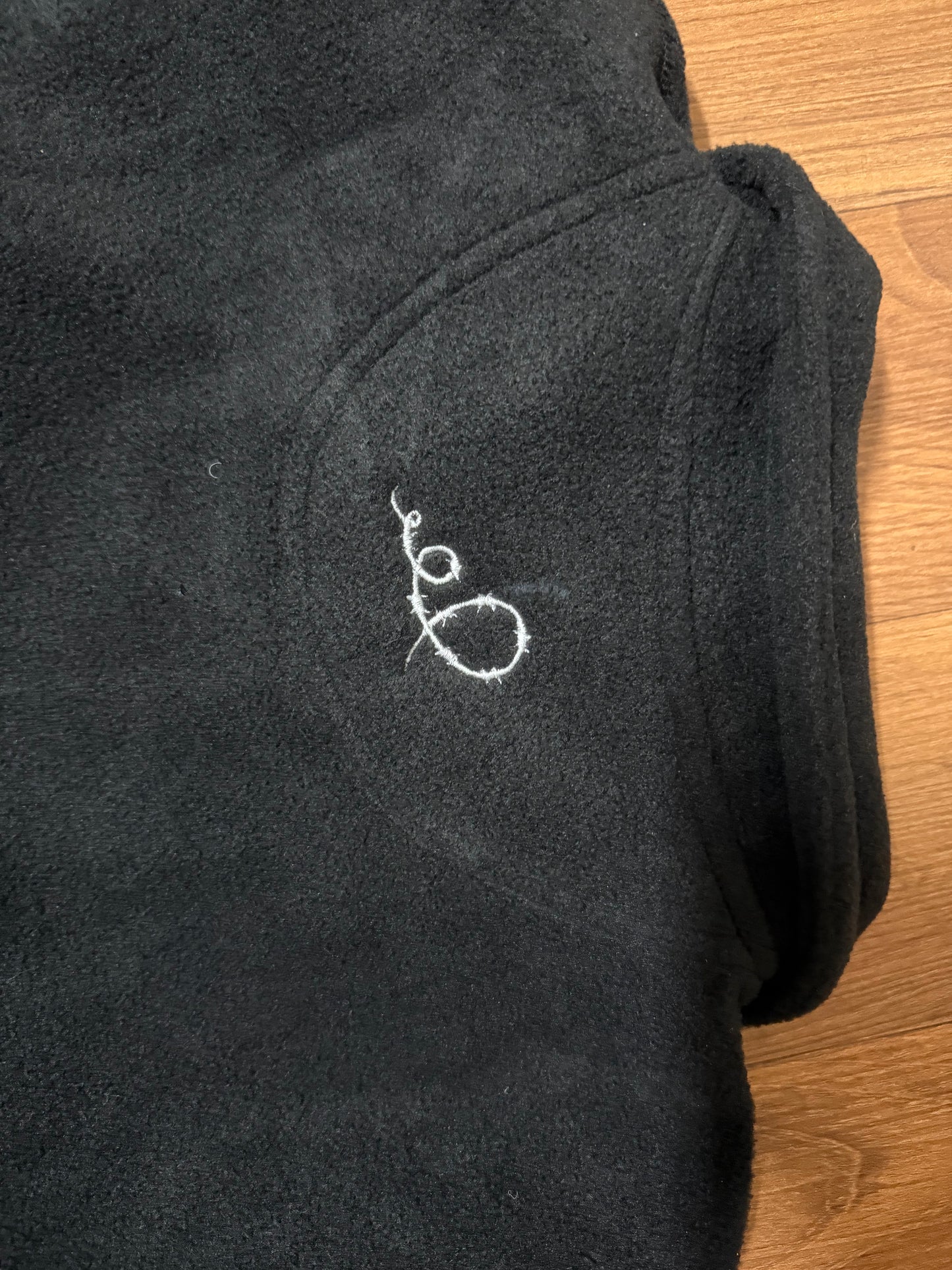Dusty Polar Fleece 1/4 zip Black