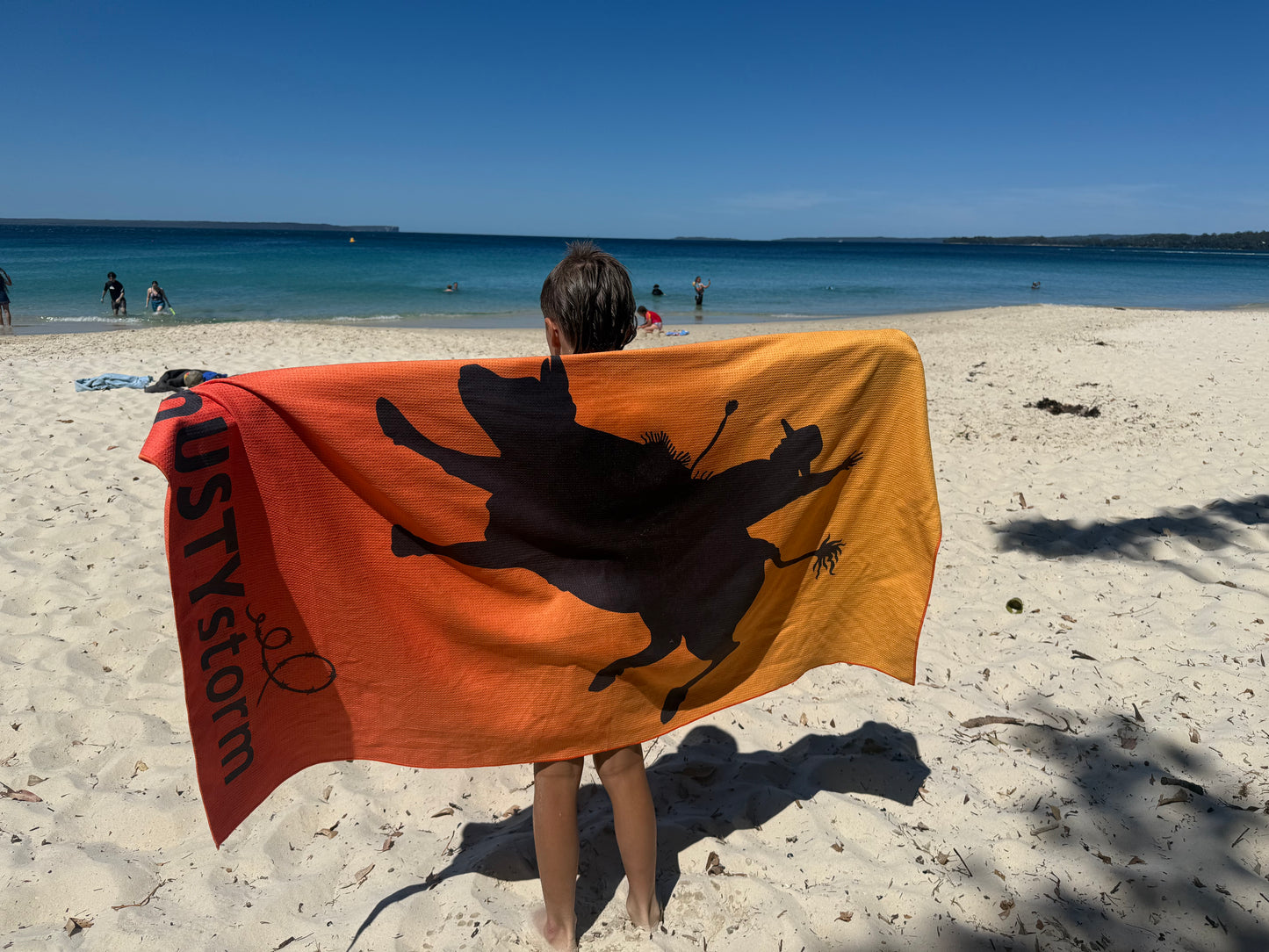 Bullrider Microfibre waffle beach towel